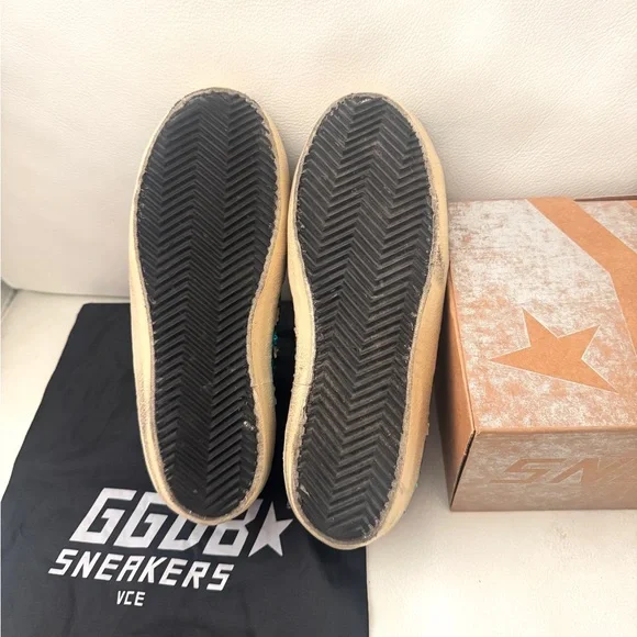 Golden goose GGDB super star full paillette black and blue glitters sneakers - Picture 7 of 14